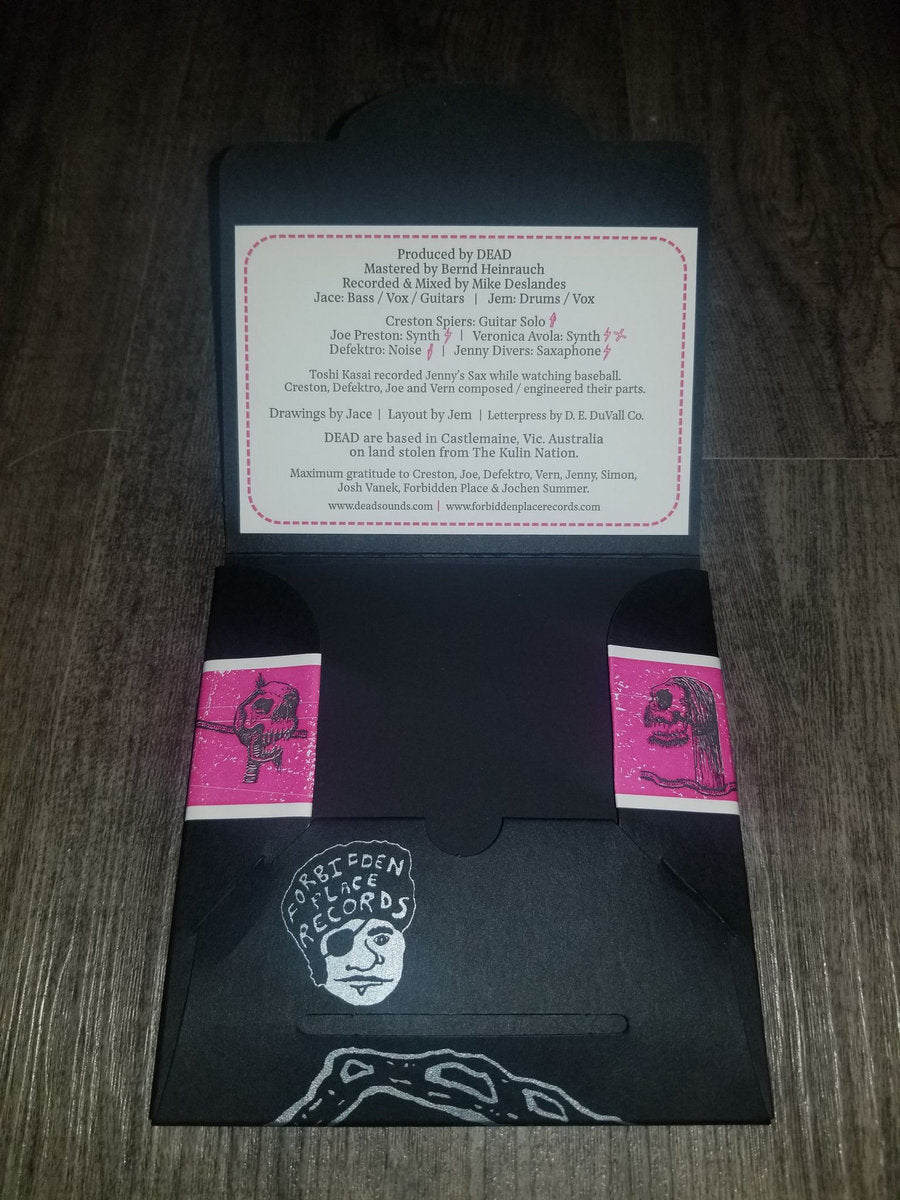 DEAD - "Raving Drooling" Compact Disc (Hand Printed)