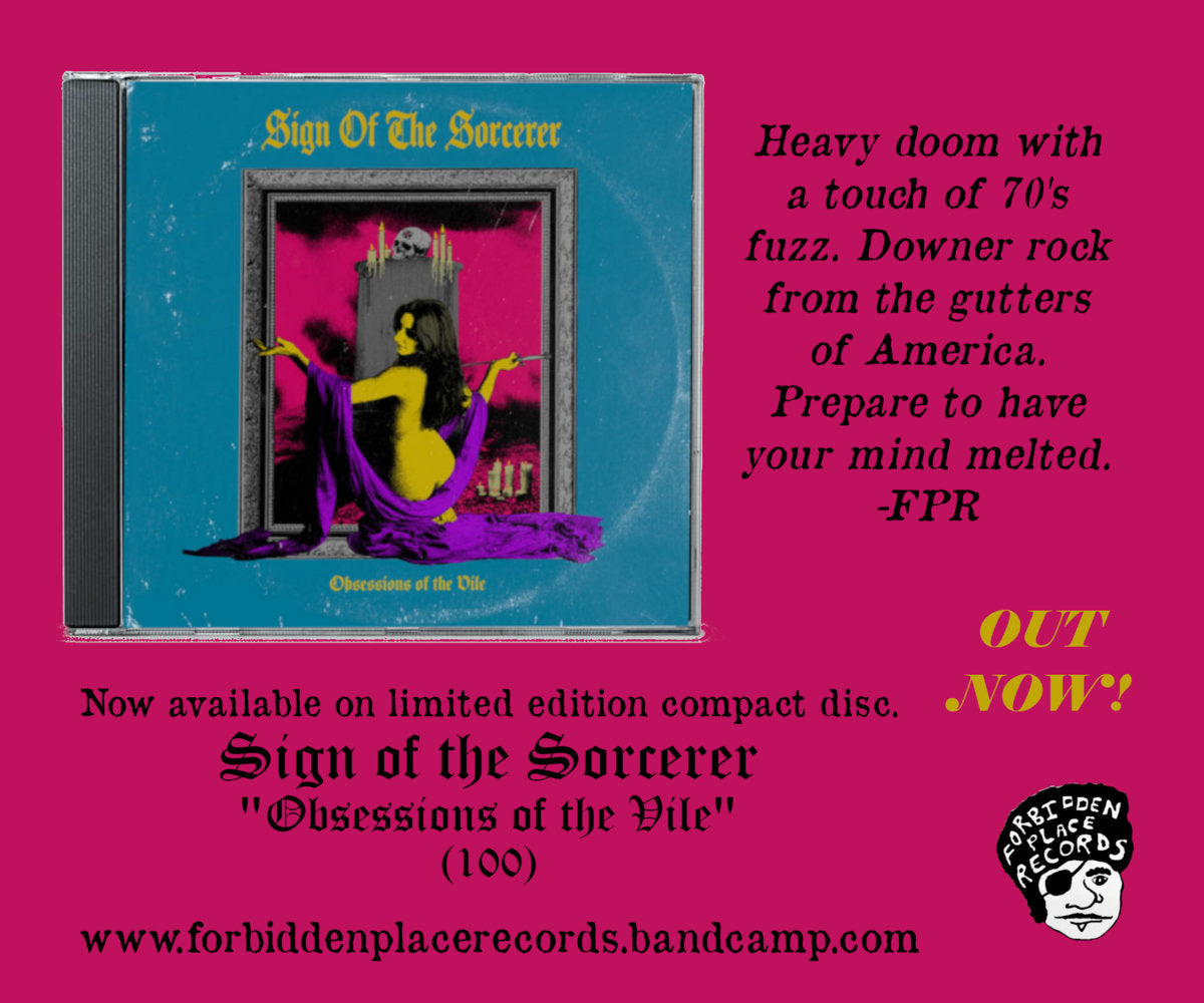 Sign Of The Sorcerer - "Obsessions of the Vile" Compact Disc