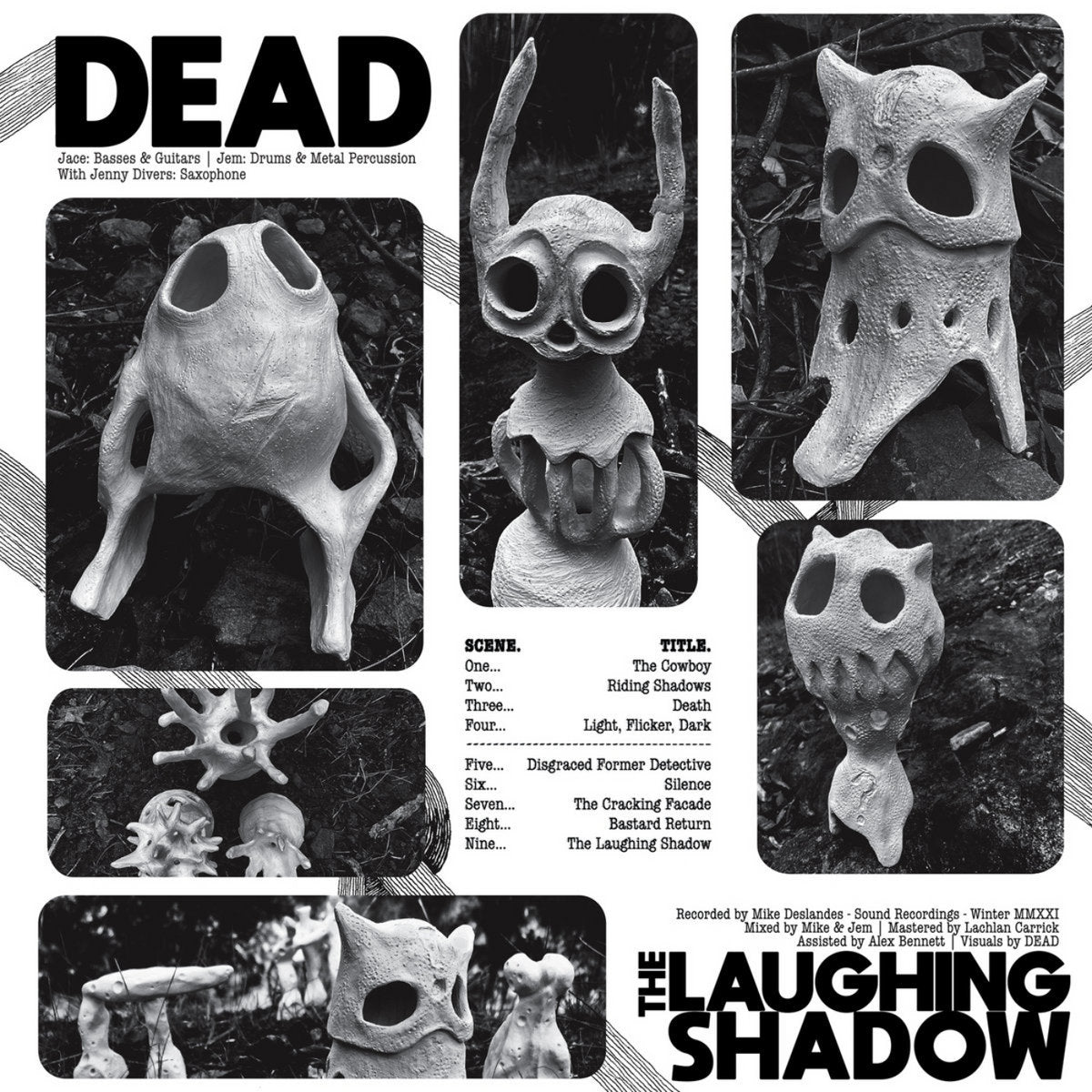 DEAD - "The Laughing Shadow" Black Vinyl LP