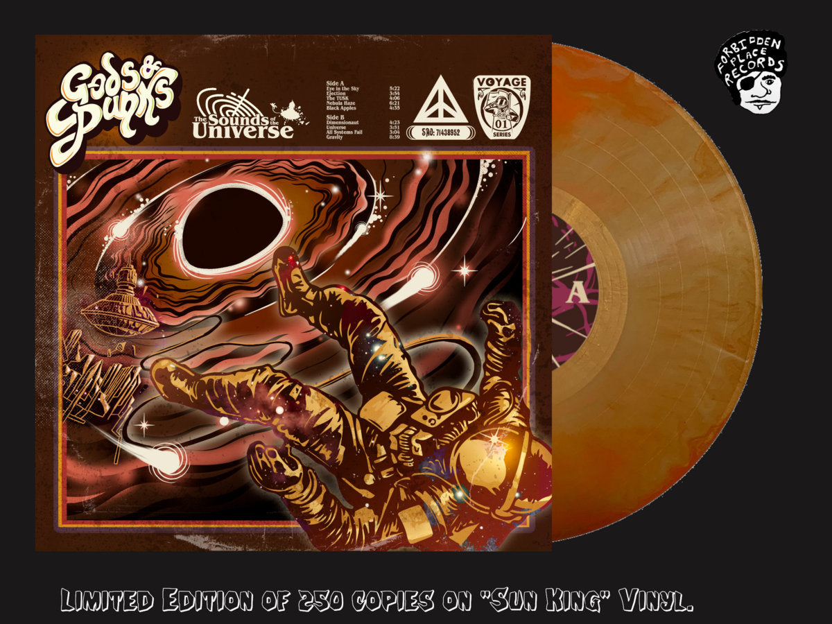 Gods & Punks - "The Sounds of the Universe" Golden Vinyl LP