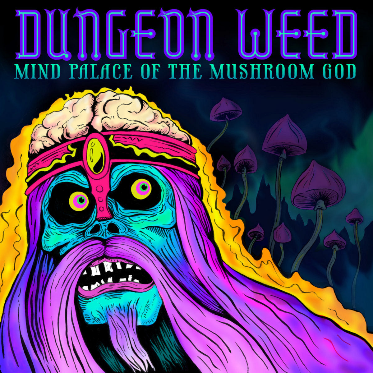 Dungeon Weed - "Mind Palace of the Mushroom God"" Cassette