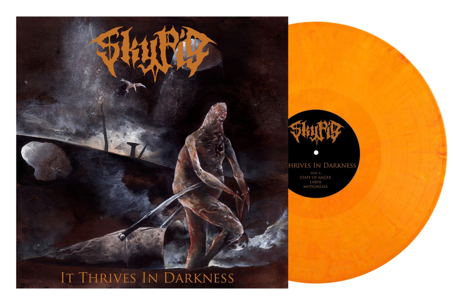 Sky Pig - "It Thrives in Darkness" Orange Vinyl LP Pre-Order